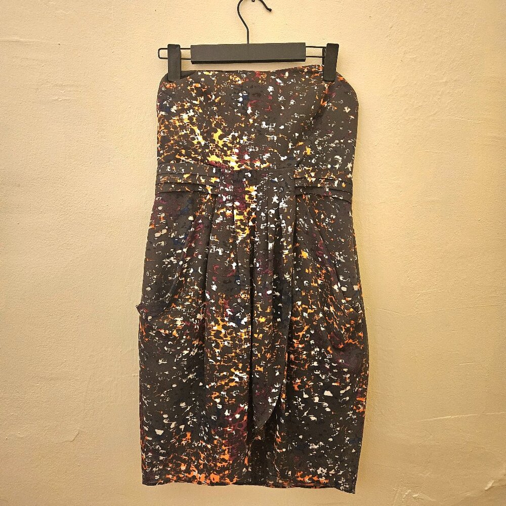 BCBGeneration size 4 multi color dress - absolutely exquisite